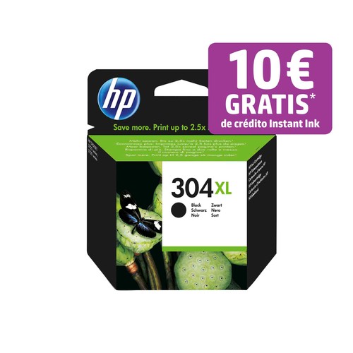 Cartucho de tinta original HP 304XL N9K08AE, negro..