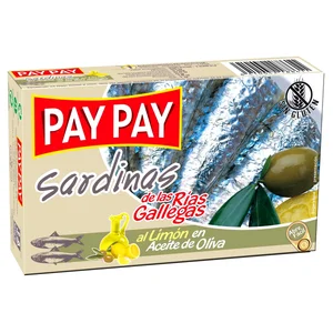 PAY PAY Sardinillas al limón en aceite oliva 88 g.