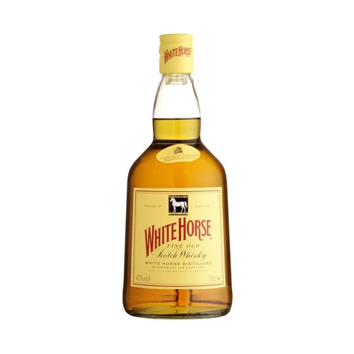 Whisky blended escocés WHITE HORSE botella de 70 cl.