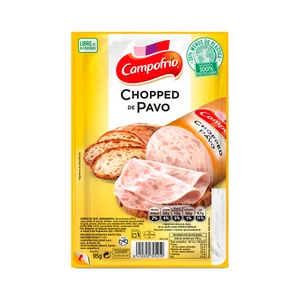 CAMPOFRÍO Chopped de pavo, cortado en lonchas CAMPOFRÍO 115 g.
