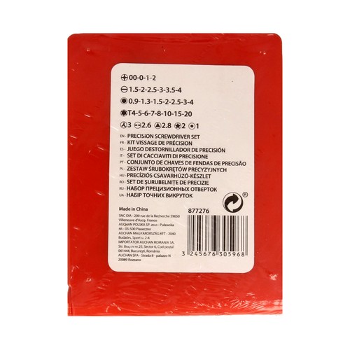 Juego de destornilladores de precisión, 32 piezas, HERRAMIENTAS.