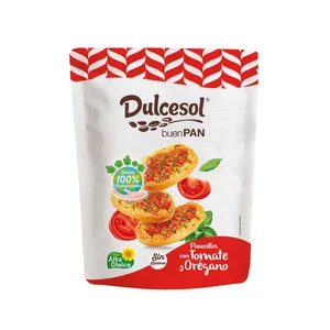 DULCESOL Panecillos tostados con tomate y orégano 160 g.