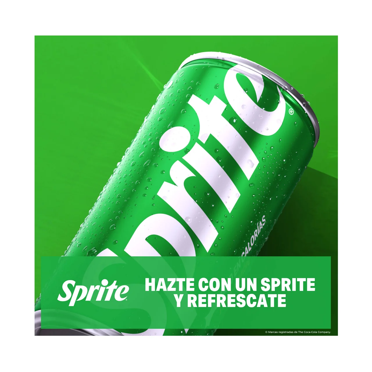 Refresco con gas de lima limón lata 500 ml.