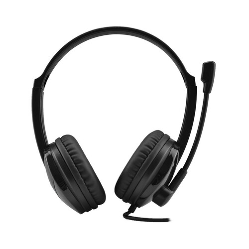 Auriculares tipo diadema QILIVE para PC, con micrófono, control de volumen, conexión a Jack 3,5mm.