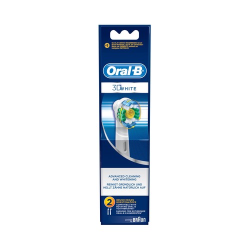 ORAL-B Recambio para cepillo de dientes eléctrico ORAL B Pro bright 2 uds