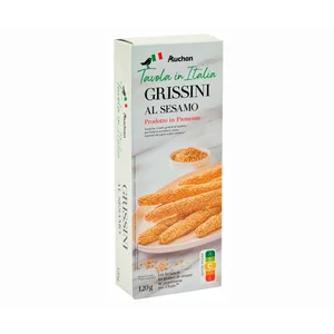 PRODUCTO ALCAMPO Grissini sésamoTavola in Italia 120 gr.