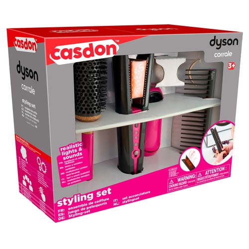 Set Plancha de Pelo Dyson Corralle Luces y Sonidos Realistas +3 Años, DYSON