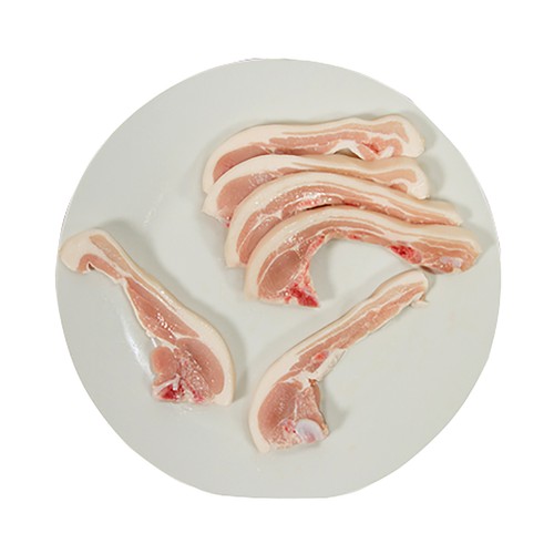 Chuletas de cochinillo fresco