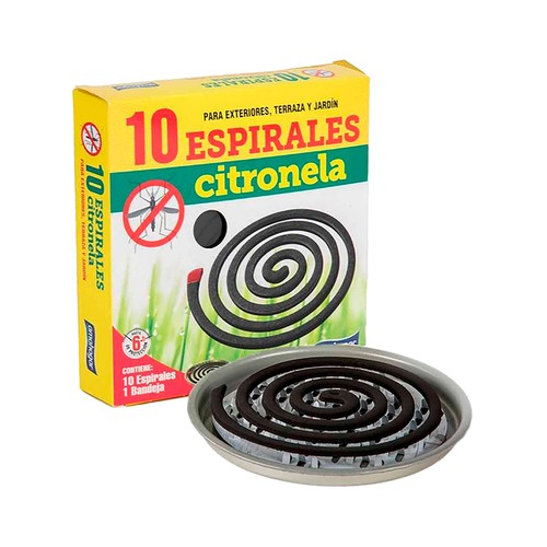 AMAHOGAR.10 espirales de citronela
