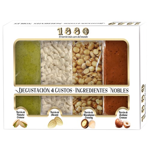 1880 Turrones surtido 4 gustos 300 g.