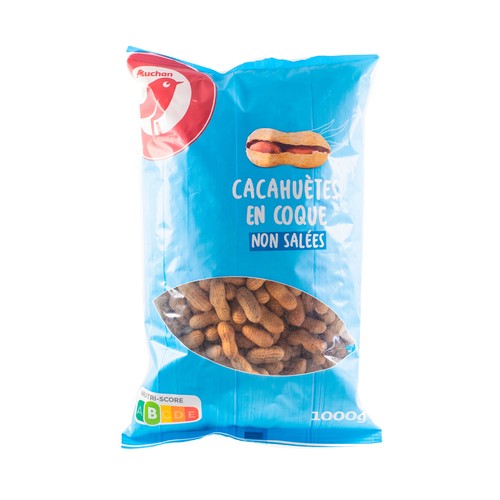 PRODUCTO ALCAMPO Cacahuetes con cáscara tostados sin sal 1 kg.