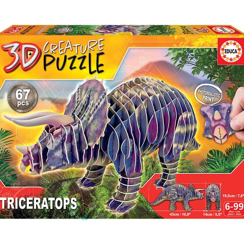 BORRAS 3D Creature Puzzle Surtido +6 años