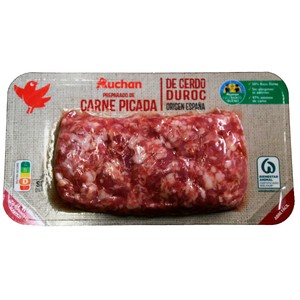 Alcampo Cultivamos LO Bueno Preparado de Carne Picada de Cerdo Duroc 300 G.