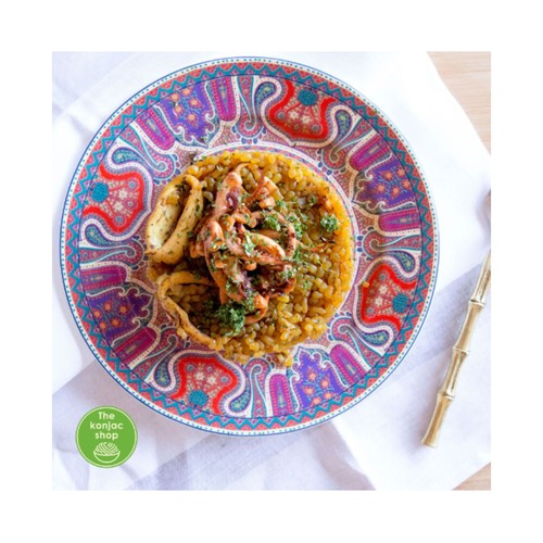 THE KONJAC SHOP Arroz de konjac, que ayuda a adelgazar, listo para comer 270 g.