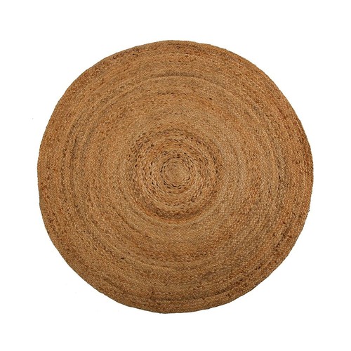 Alfombra jute natural, 120 cm, VERSA HOME.