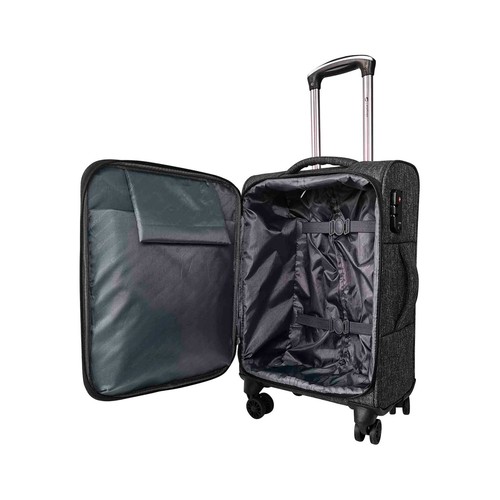 Trolley AIRPORT ALCAMPO Polisoft 55Cm 8R Negro