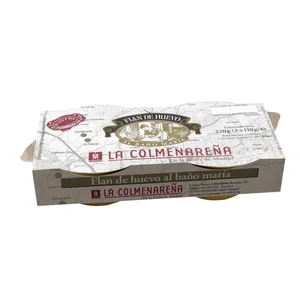 LA COLMENAREÑA Flan de huevo al baño maría LA COLMENAREÑA 2 x 110 g.