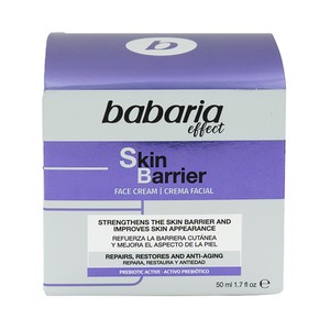 BABARIA Skin barrier Crema facial de día, reparadora, restauradora y antiedad 50 ml.