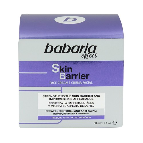 BABARIA Skin barrier Crema facial de día, reparadora, restauradora y antiedad 50 ml.