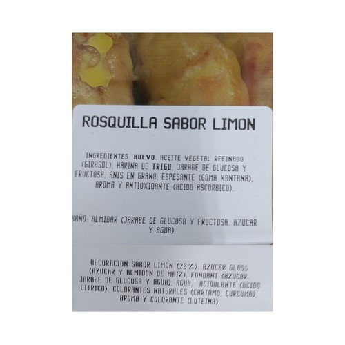 Rosquillas de limón de San Isidro 4 uds. 180 g. 