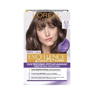 L´ORÉAL PARIS Excellence cool creme Tinte de pelo permanente tono 6.11 Rubio oscuro ceniza intenso.