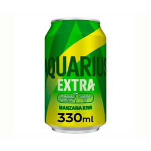 AQUARIUS Bebida isotónica con sabor manzana-kiwi 33 cl.