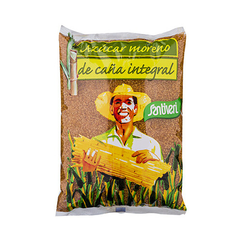 Azúcar moreno SANTIVERI 1 Kg.