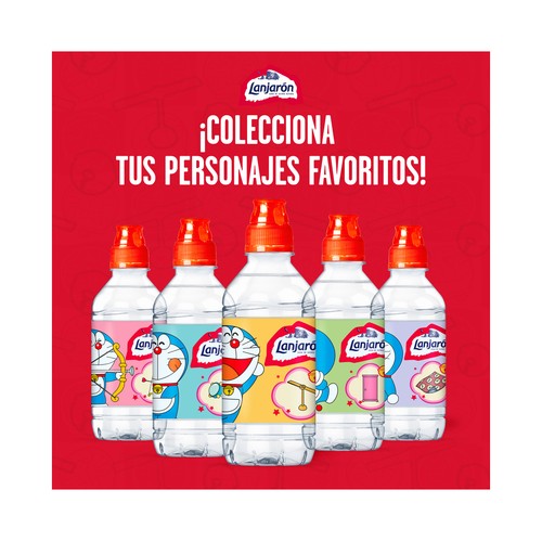 LANJARÓN Agua mineral tapón sport infantil botella 33 cl.
