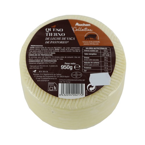 AUCHAN Queso vaca pastoreo collection mini 950 g. Producto Alcampo