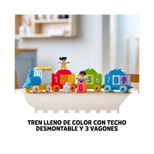 Juego de construcciones Tren de los Números: Aprende a Contar con 23 piezas, LEGO DUPLO 10954.