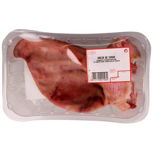 Oreja fresca de cerdo blanco