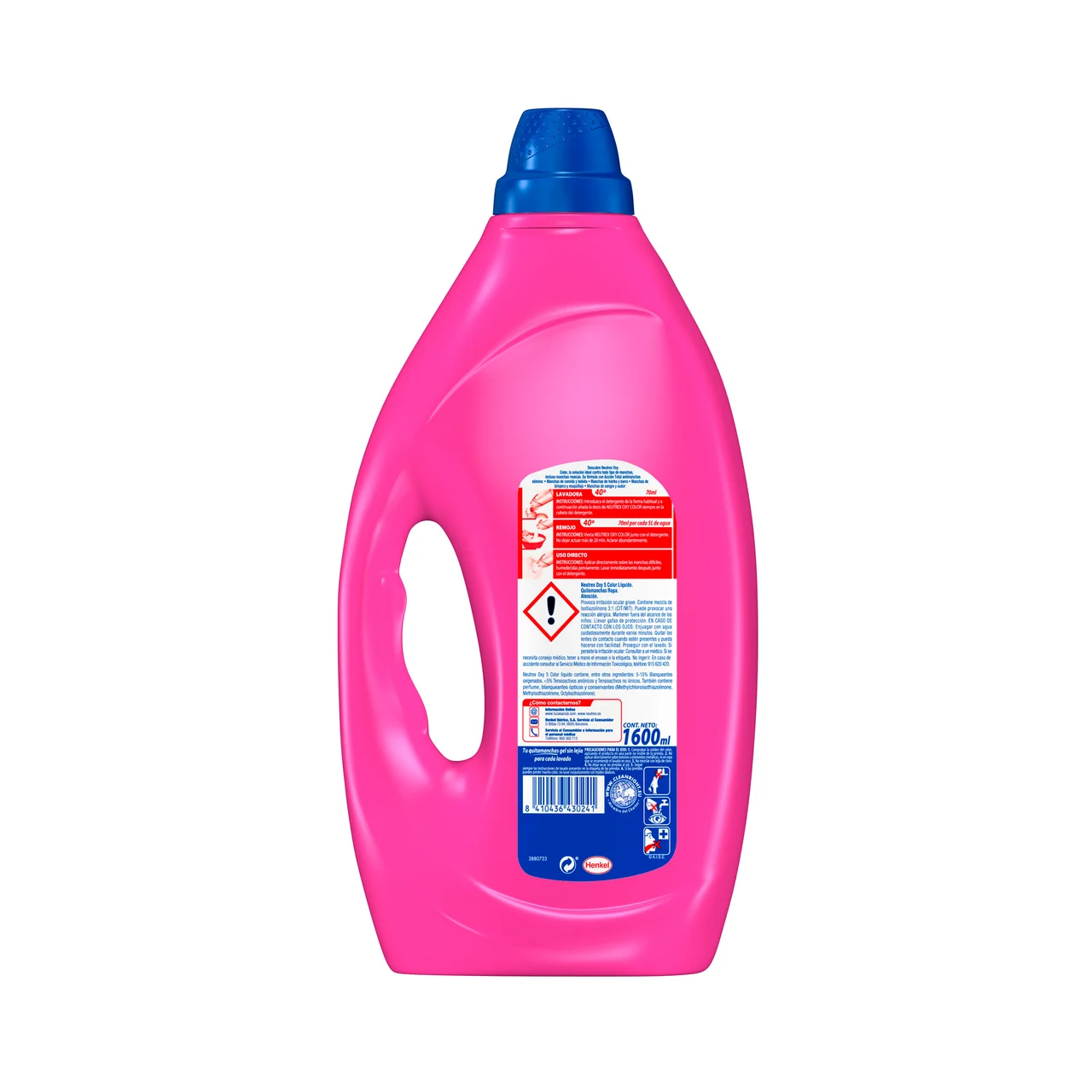 Quitamanchas líquido para ropa de color Oxy 1,6 L.