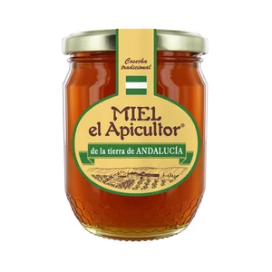 EL APICULTOR Miel multifloral de la tierra de Andalucía 375 g.