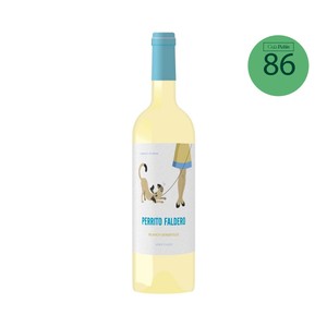 PERRITO FALDERO Vino blanco semidulce botella 75 cl.