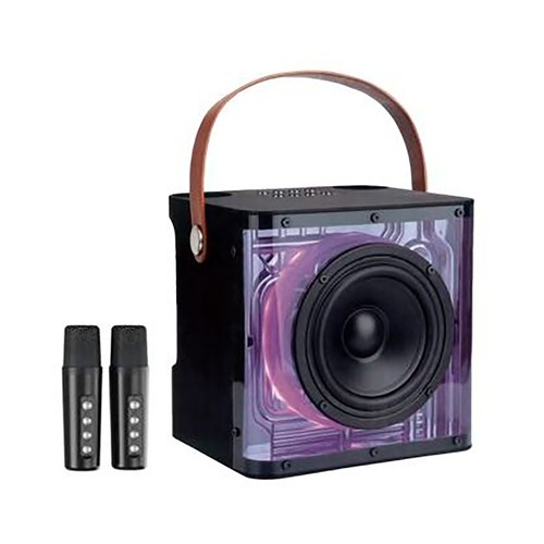 Karaoke SAKKYO Bluetooth, 2 micrófonos, SKA204 .