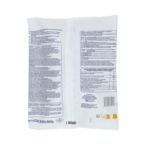 AUCHAN ECONOMICO Cordons bleus de pavo y pollo 800 g