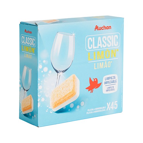 PRODUCTO ALCAMPO Detergente para lavavajillas máquina concentrado PRODUCTO ALCAMPO 45 uds. x 10 g.