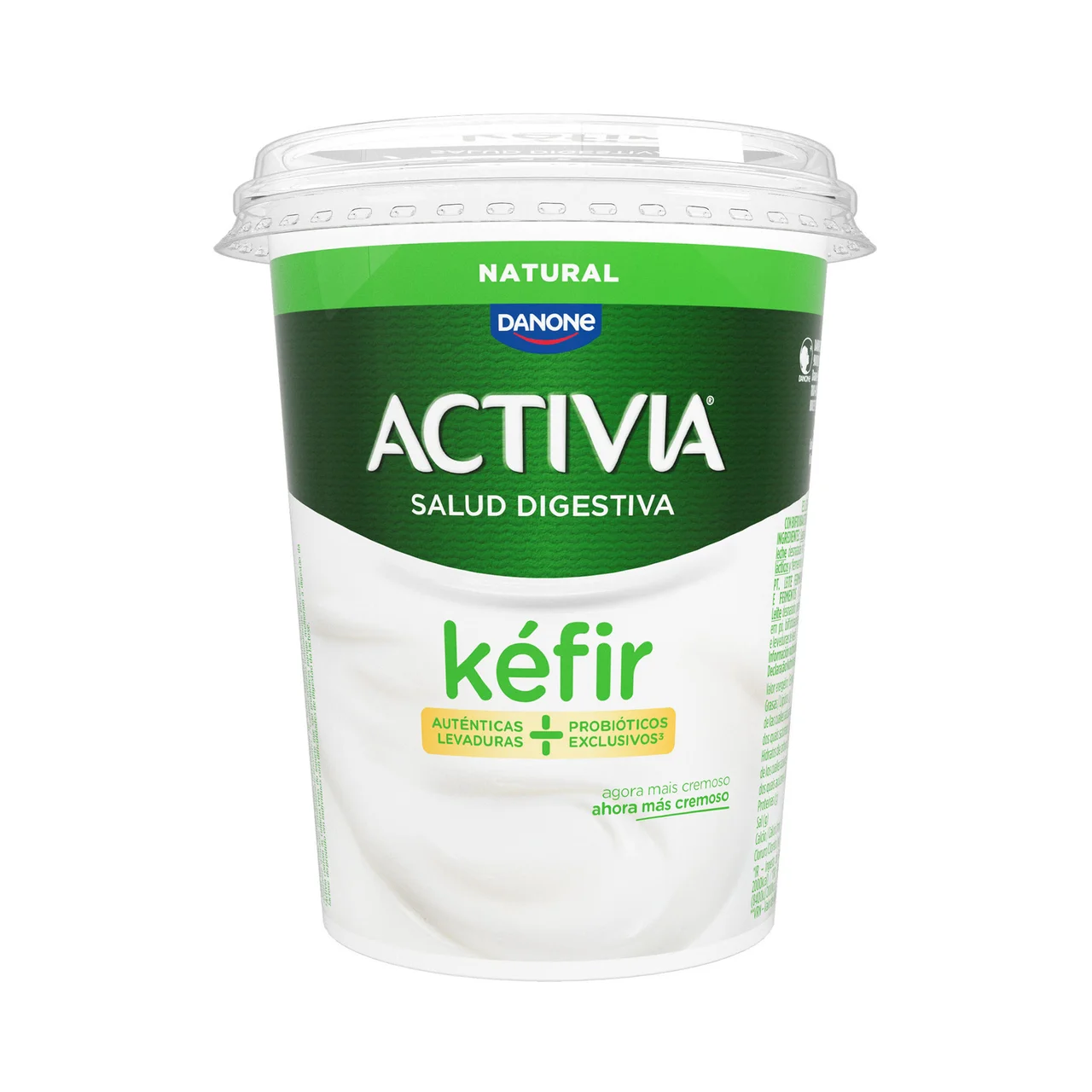 De Danone Kéfir natural cremoso con probióticos 345 g.