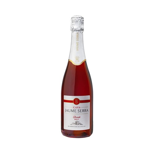 JAUME SERRA Cava brut rosado botella de 75 cl.