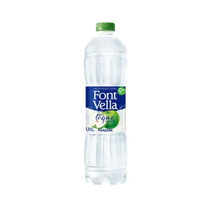 FONT VELLA Agua mineral con toque de sabor a manzana botella 1,15 l.