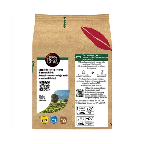 DOLCE GUSTO NEO Café cápsulas barista 12 uds. 96 g.