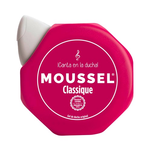 MOUSSEL Classique Gel de baño o ducha con pH neutro y aceites esenciales 650 ml