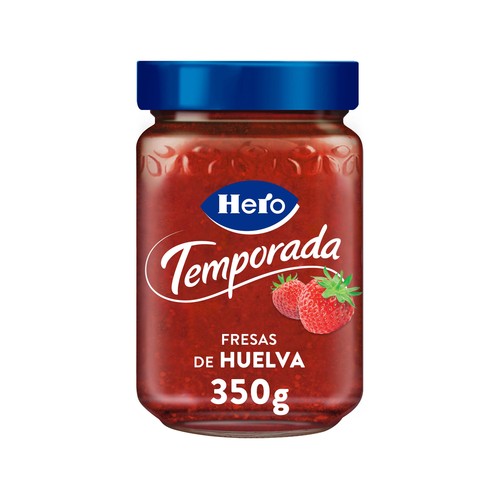 Mermelada de fresas de temporada HERO 350 g.