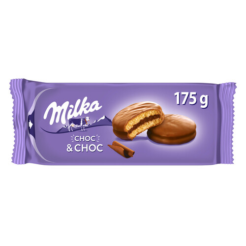 MILKA Bizcochitos de chocolate MILKA Choc&Choc 175 gr.
