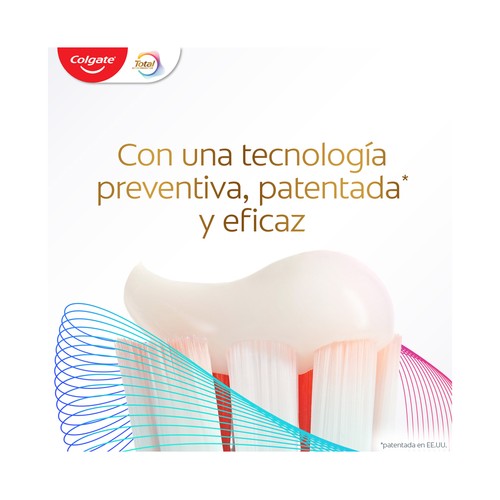 COLGATE Total original Pasta de dientes en formato viaje 3 x 20 ml.