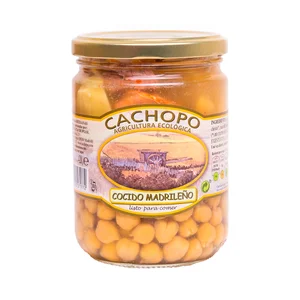 CACHOPO Cocido madrileño ecológico bote 400 g.