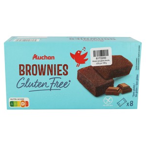 Imagen de PRODUCTO ALCAMPO Brownies sin gluten 8 uds. 240 g.