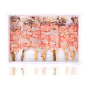 DELFÍN Brocheta de gambón y calamar, 1 unidad.
