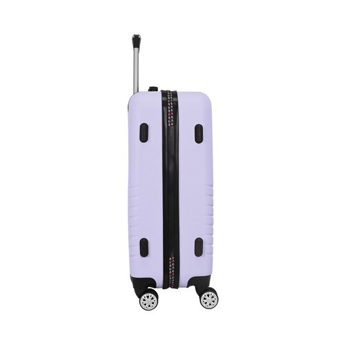 Maleta mediana rígida tipo trolley,Disco ABS, de 4 ruedas, 42X65X24cm, color lila , AIRPORT ALCAMPO.