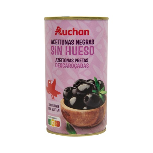 Aceitunas negras sin hueso PRODUCTO ALCAMPO 150 g.